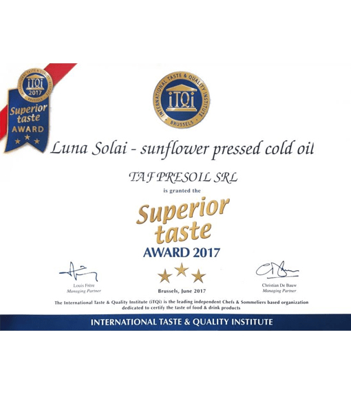 Superior Taste Award 2017