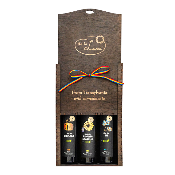 Cutie uleiuri BIO, 3 sticle la 250ml