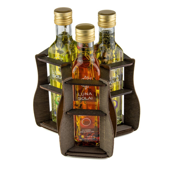 Olivieră uleiuri mirodenii, 3 sticle la 250ml