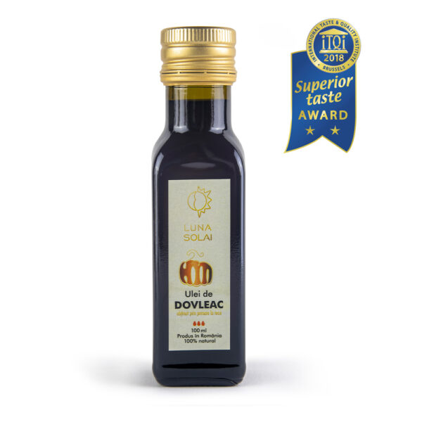 Ulei de dovleac obținut prin presare la rece